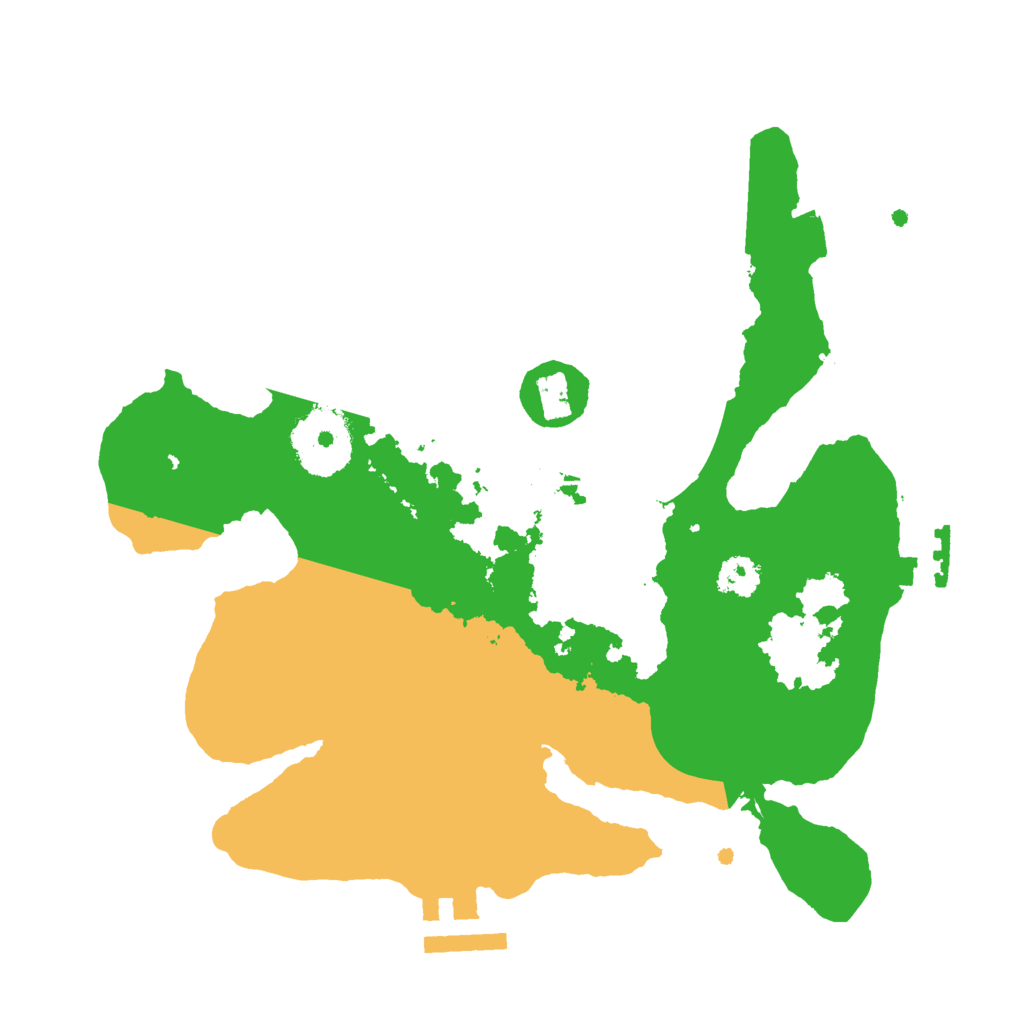 Biome Rust Map: Procedural Map, Size: 2500, Seed: 6754222