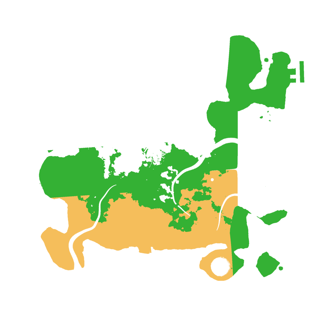 Biome Rust Map: Procedural Map, Size: 3000, Seed: 71811