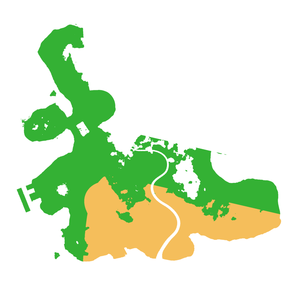 Biome Rust Map: Procedural Map, Size: 2500, Seed: 1785145597