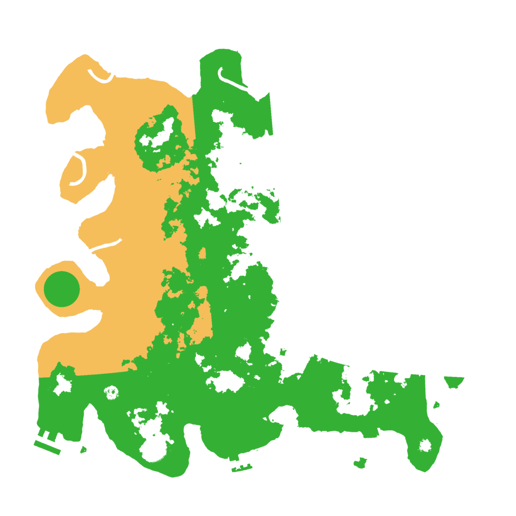 Biome Rust Map: Procedural Map, Size: 3800, Seed: 50022