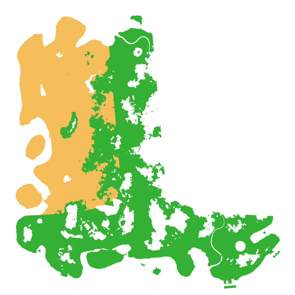 Biome Rust Map: Procedural Map, Size: 5000, Seed: 50022
