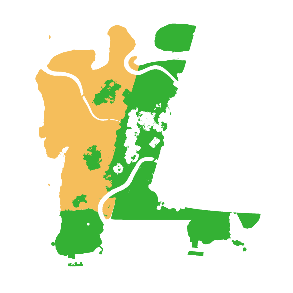Biome Rust Map: Procedural Map, Size: 3000, Seed: 9786754