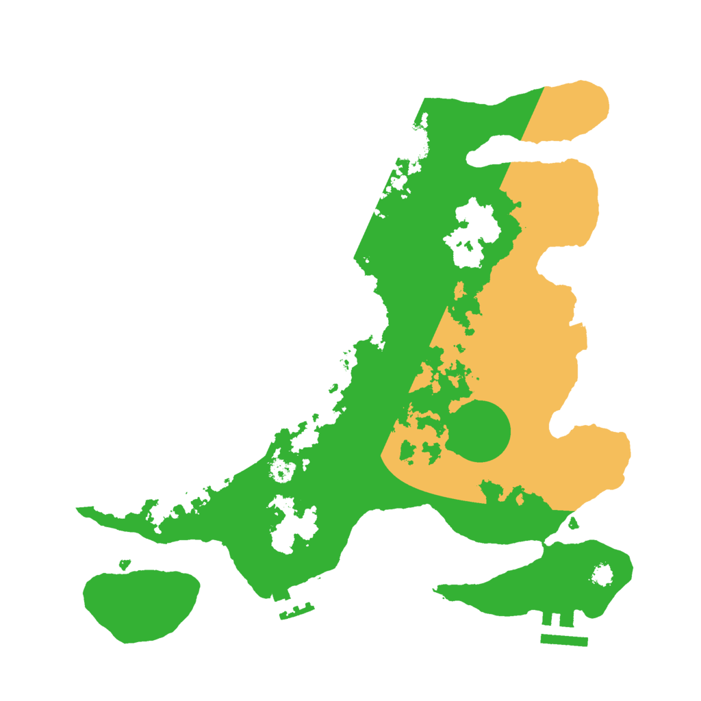 Biome Rust Map: Procedural Map, Size: 3000, Seed: 1421091266