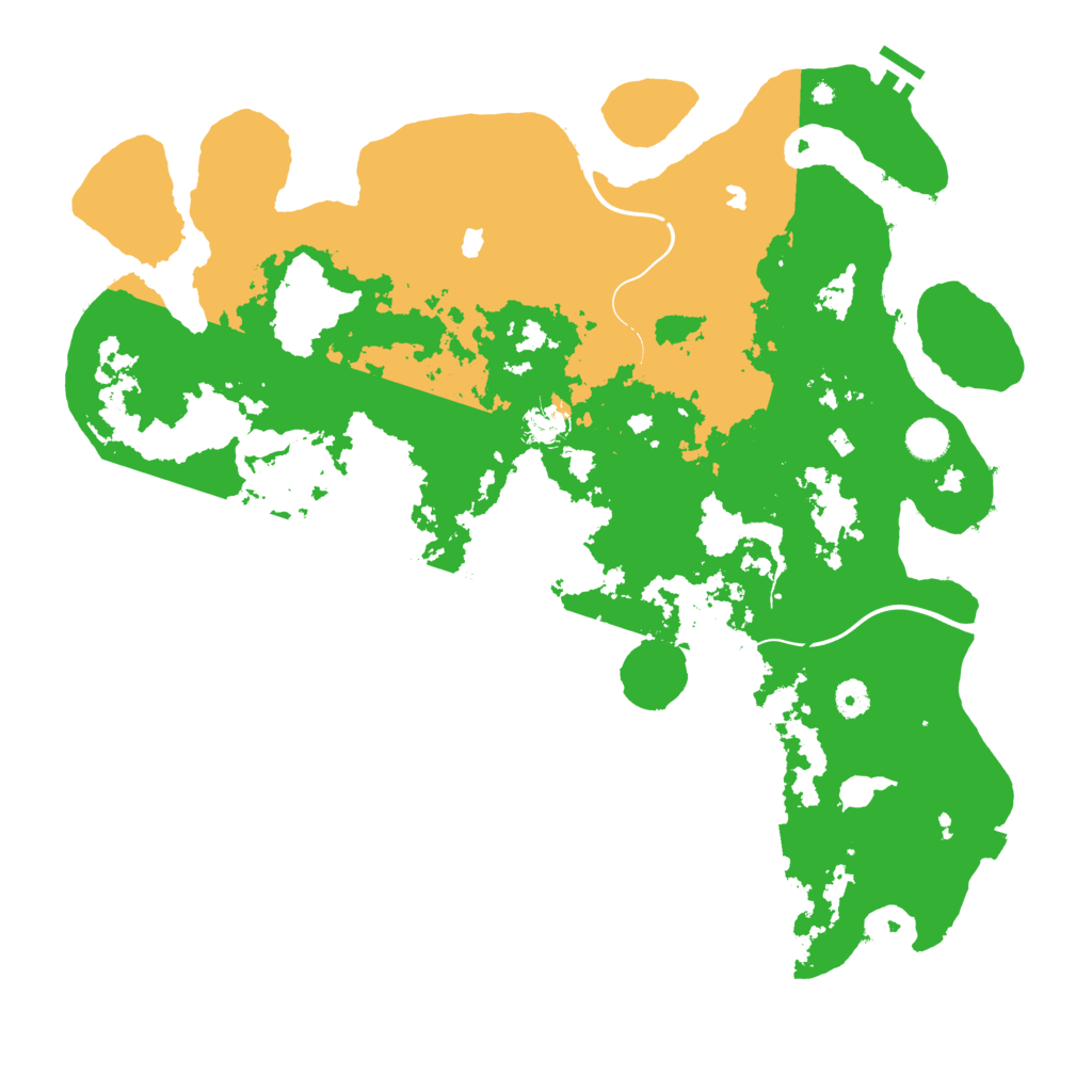 Biome Rust Map: Procedural Map, Size: 4500, Seed: 114899625