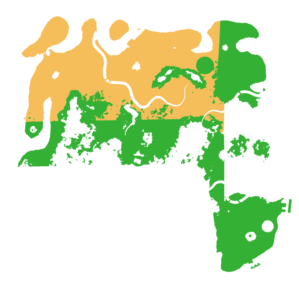 Biome Rust Map: Procedural Map, Size: 4500, Seed: 84793274