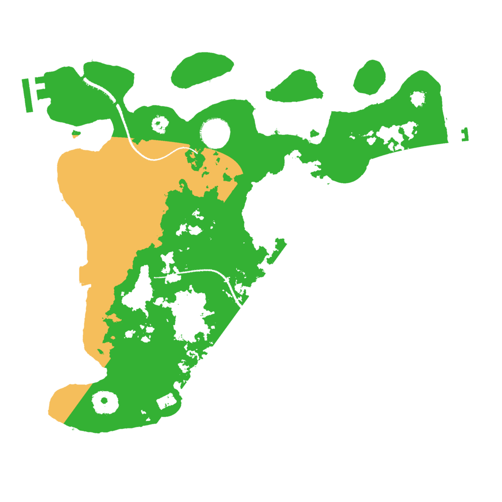 Biome Rust Map: Procedural Map, Size: 3000, Seed: 1055970109