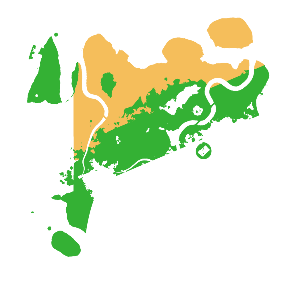 Biome Rust Map: Procedural Map, Size: 3000, Seed: 324372250