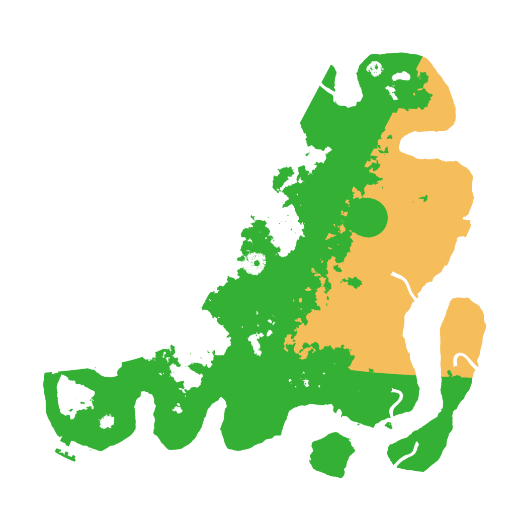 Biome Rust Map: Procedural Map, Size: 3500, Seed: 2119861155