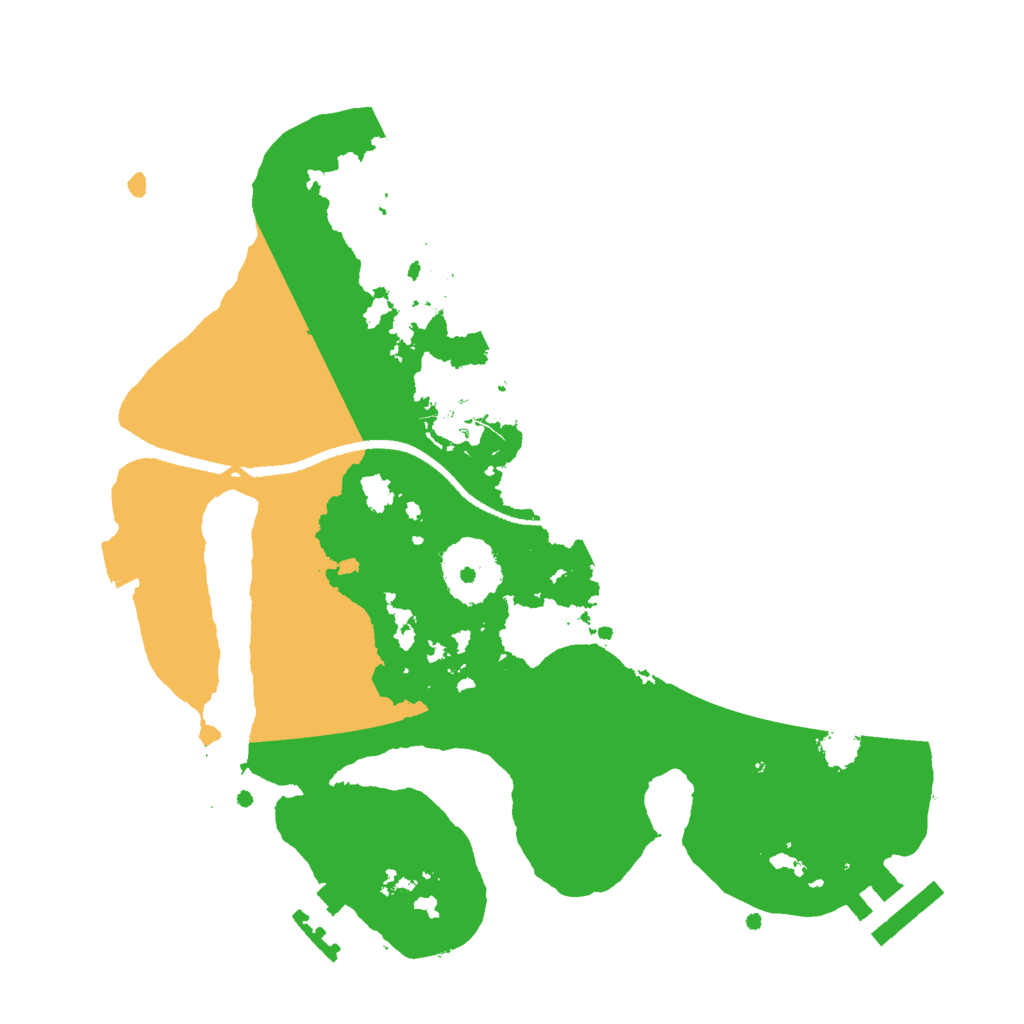 Biome Rust Map: Procedural Map, Size: 2500, Seed: 568844427