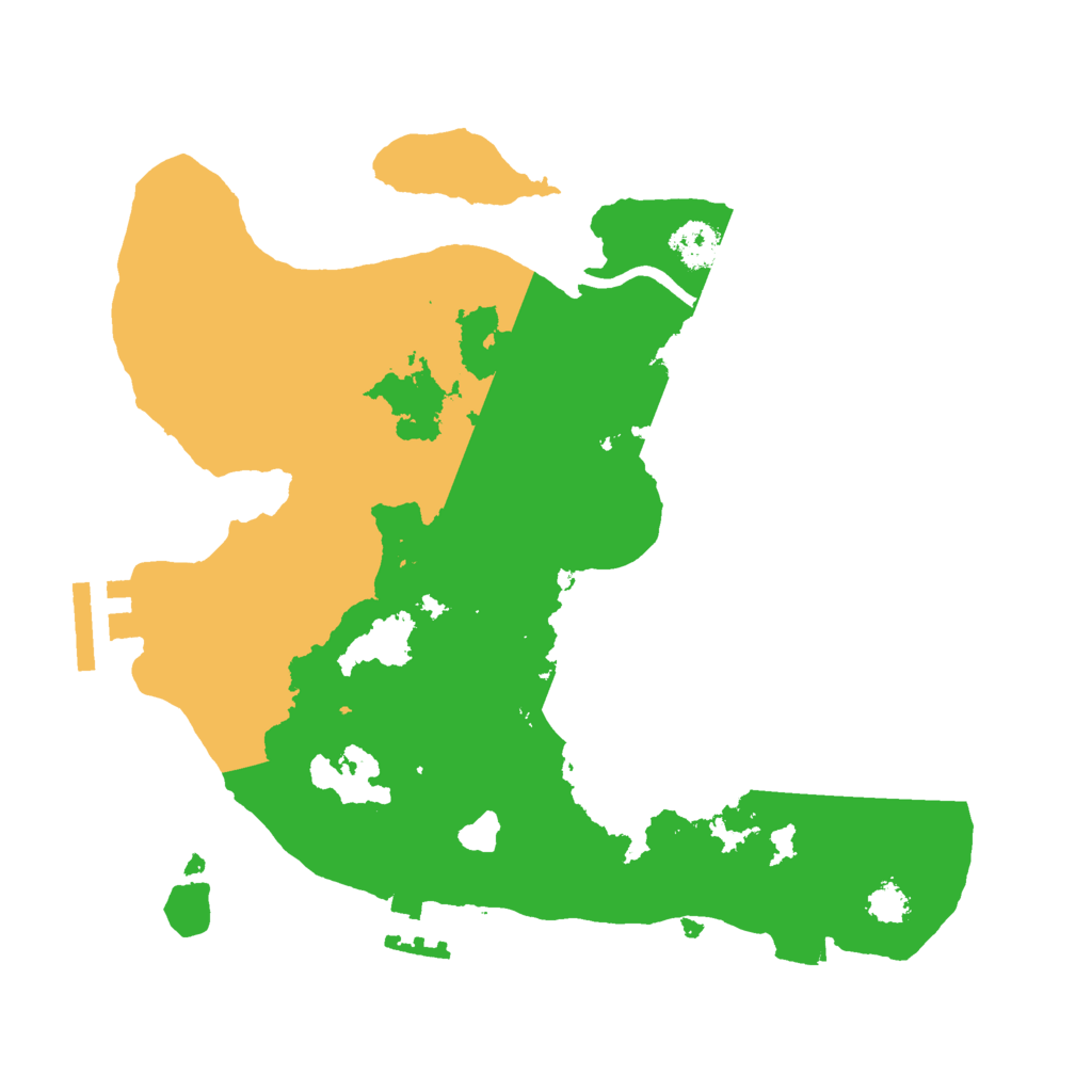 Biome Rust Map: Procedural Map, Size: 2500, Seed: 440206901