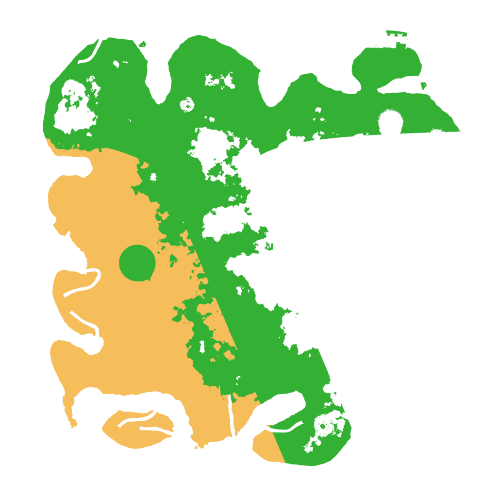 Biome Rust Map: Procedural Map, Size: 3600, Seed: 1490040091