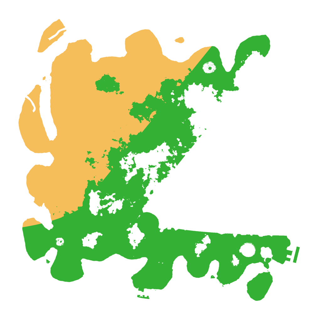 Biome Rust Map: Procedural Map, Size: 4000, Seed: 234303250