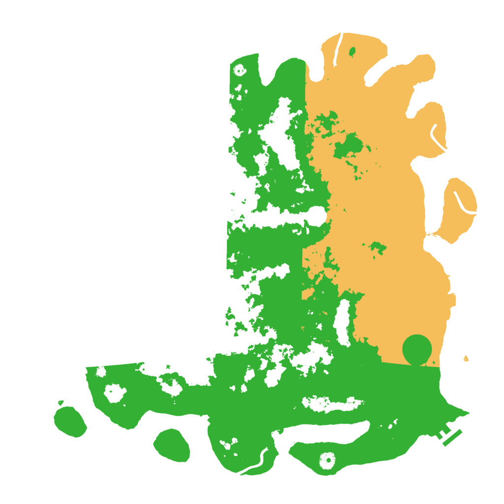 Biome Rust Map: Procedural Map, Size: 4500, Seed: 1086121981