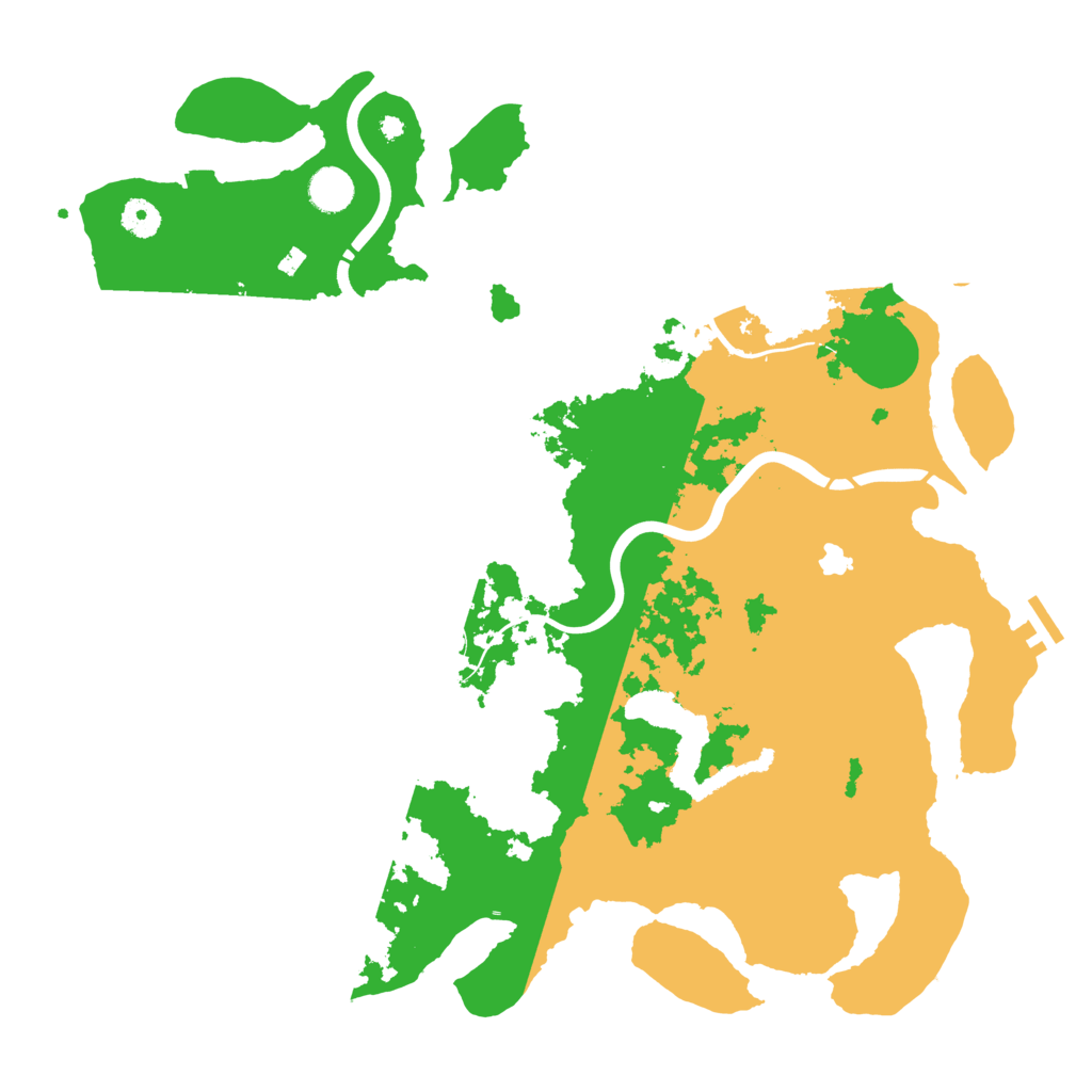Biome Rust Map: Procedural Map, Size: 4250, Seed: 1158639945