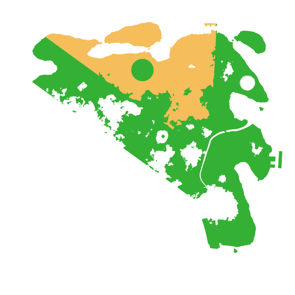 Biome Rust Map: Procedural Map, Size: 3500, Seed: 481640141