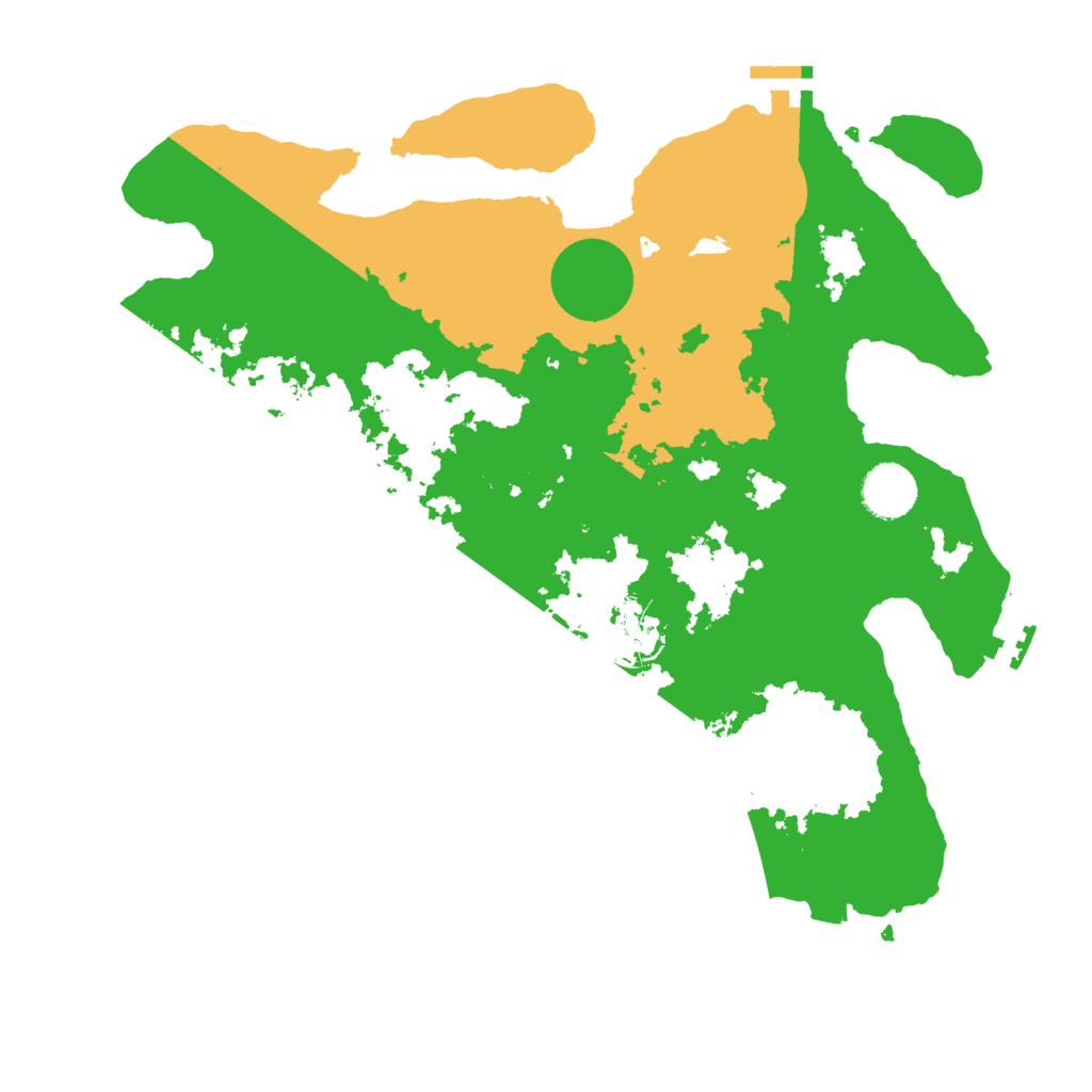 Biome Rust Map: Procedural Map, Size: 3500, Seed: 481640141