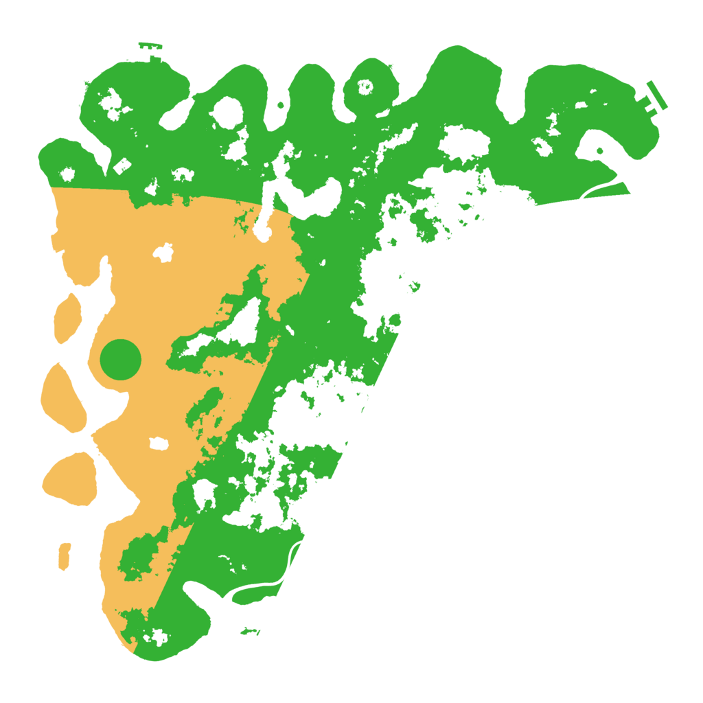 Biome Rust Map: Procedural Map, Size: 4500, Seed: 1301596676