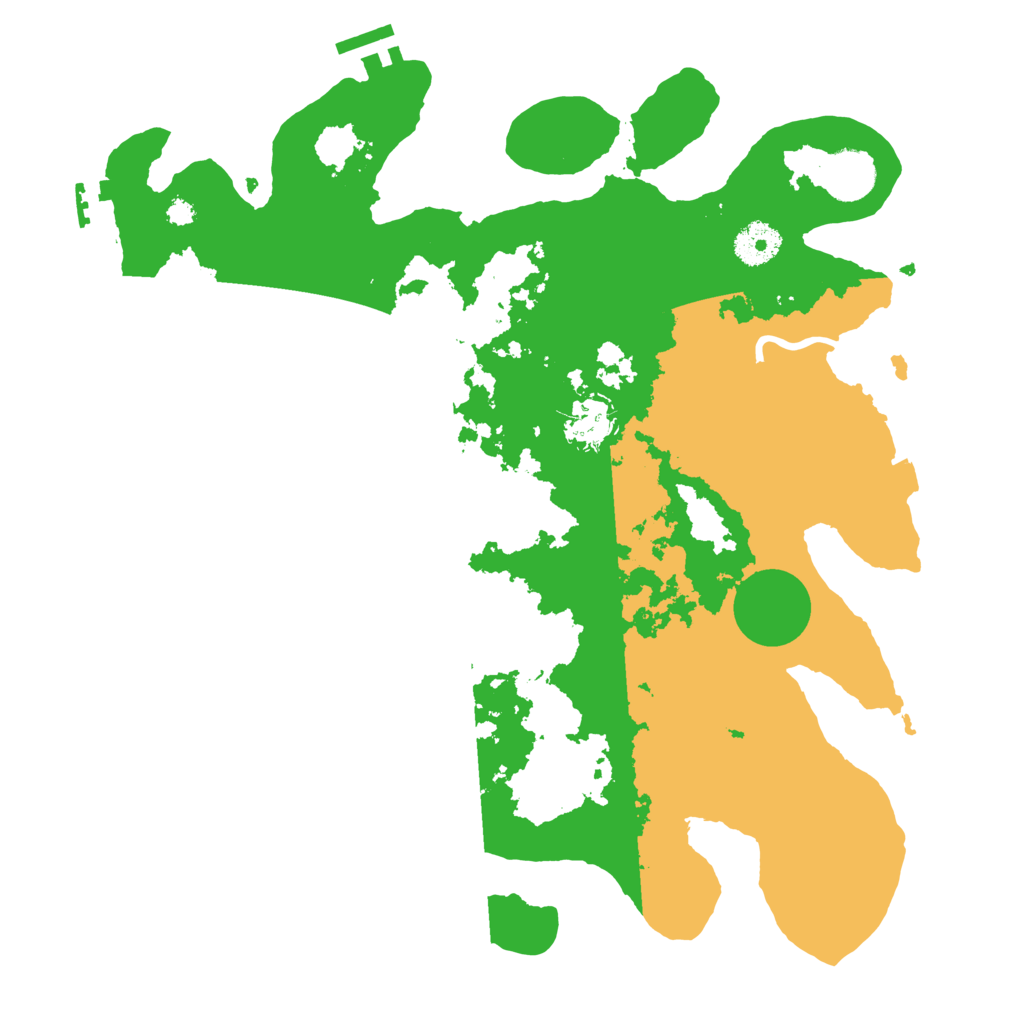 Biome Rust Map: Procedural Map, Size: 3500, Seed: 1896005029