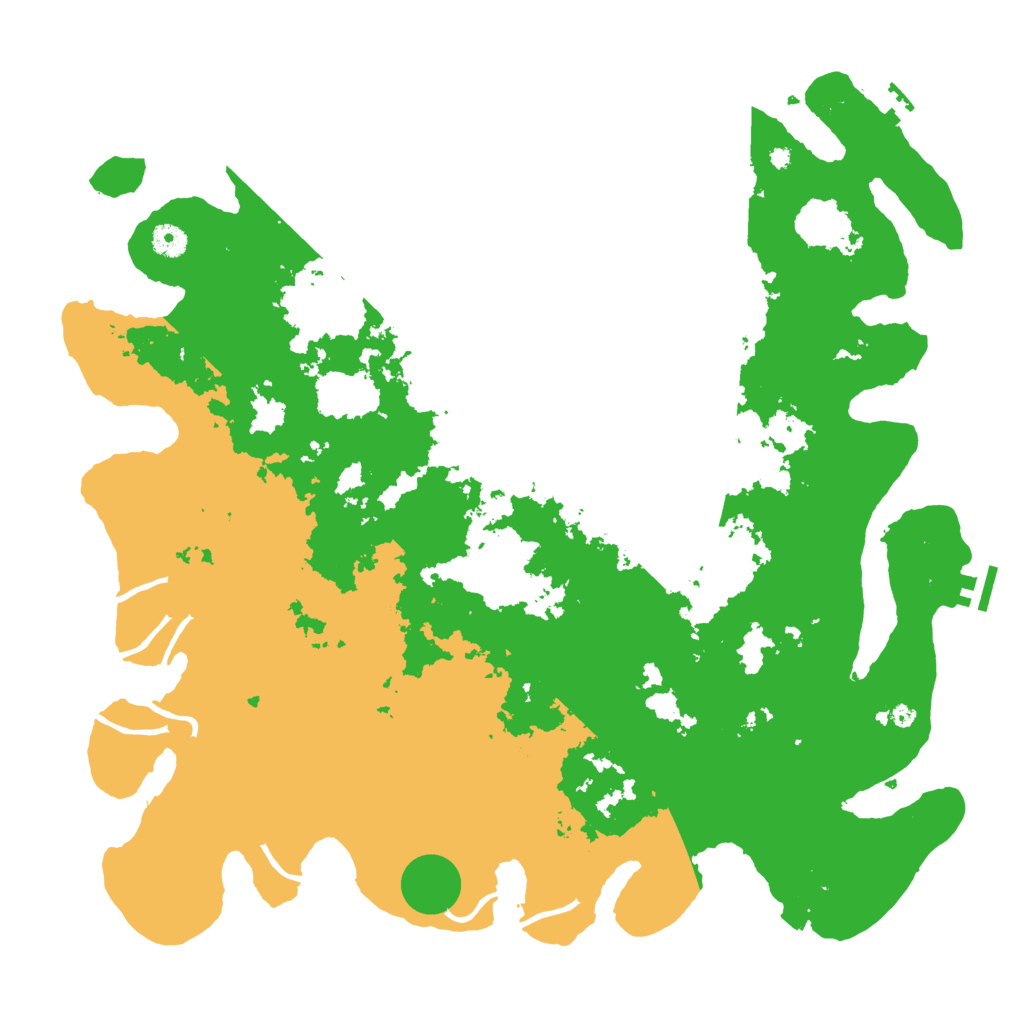 Biome Rust Map: Procedural Map, Size: 4500, Seed: 1283930990