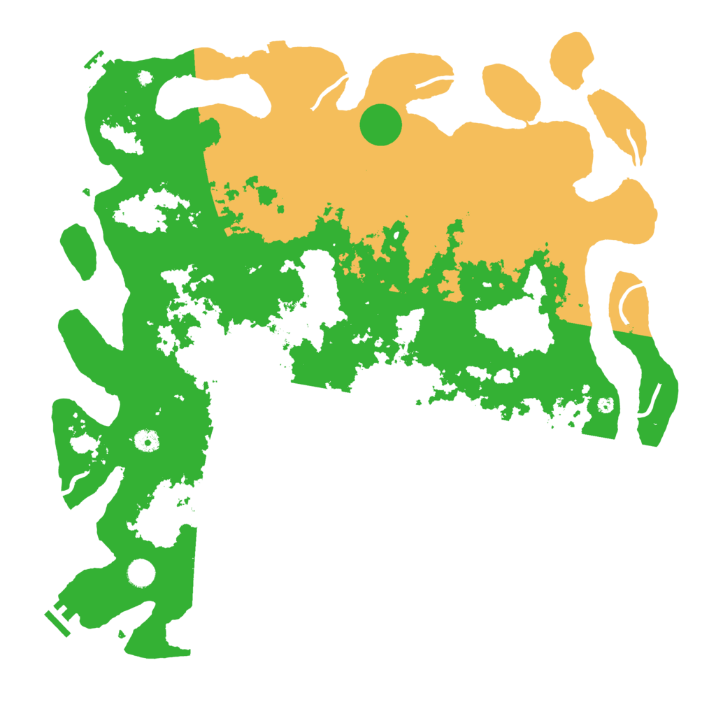 Biome Rust Map: Procedural Map, Size: 4500, Seed: 1046141235