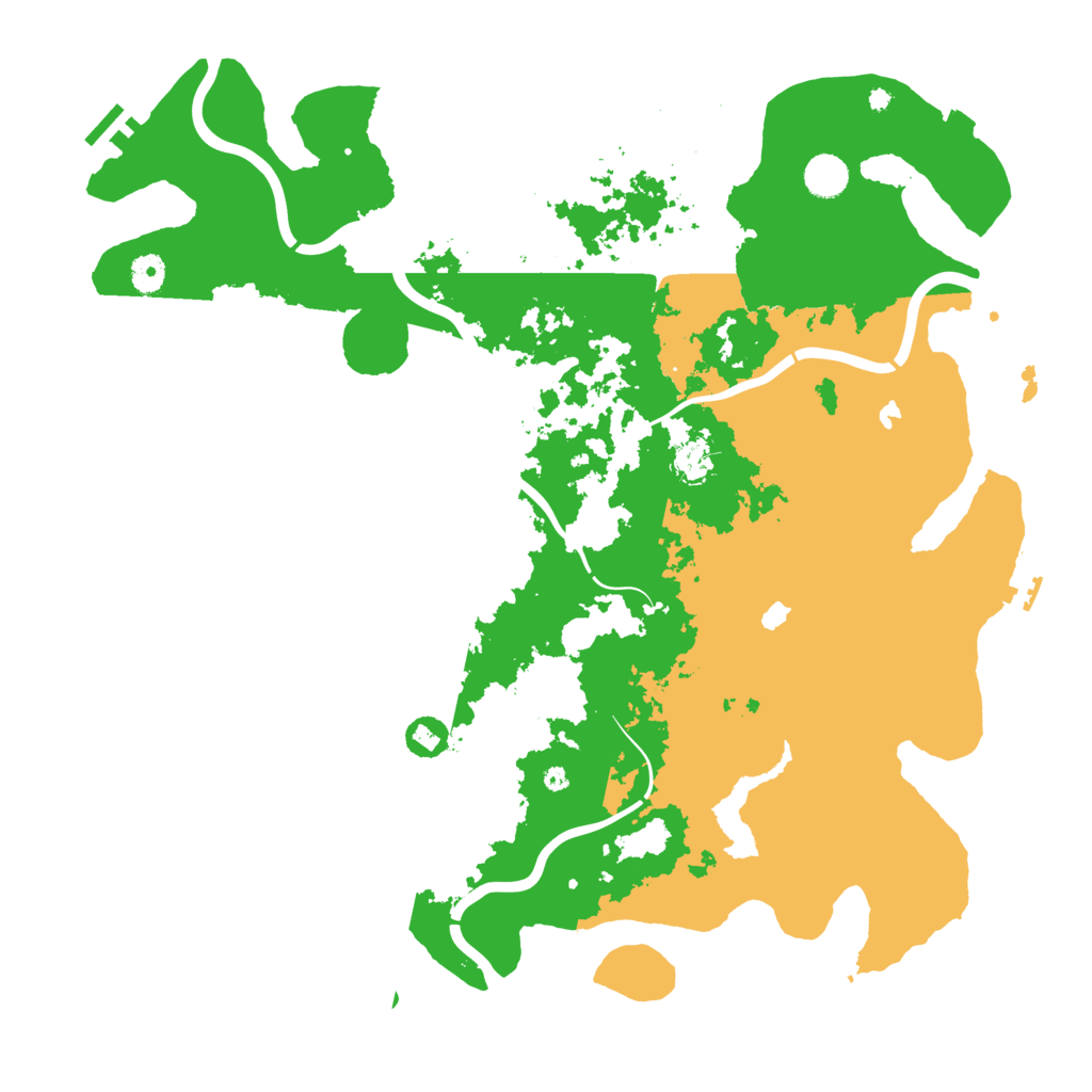 Biome Rust Map: Procedural Map, Size: 4500, Seed: 1086119296