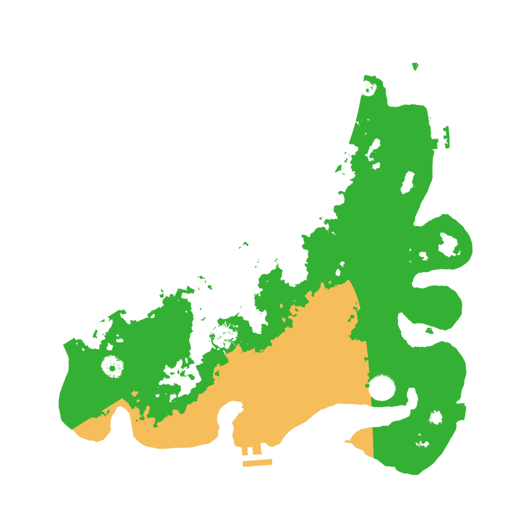 Biome Rust Map: Procedural Map, Size: 3500, Seed: 216609449