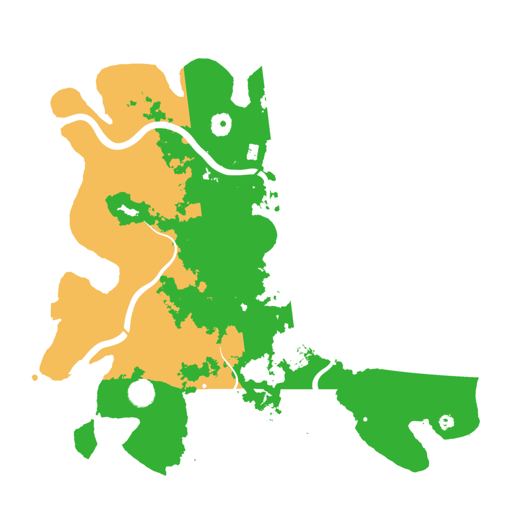 Biome Rust Map: Procedural Map, Size: 3500, Seed: 110809161