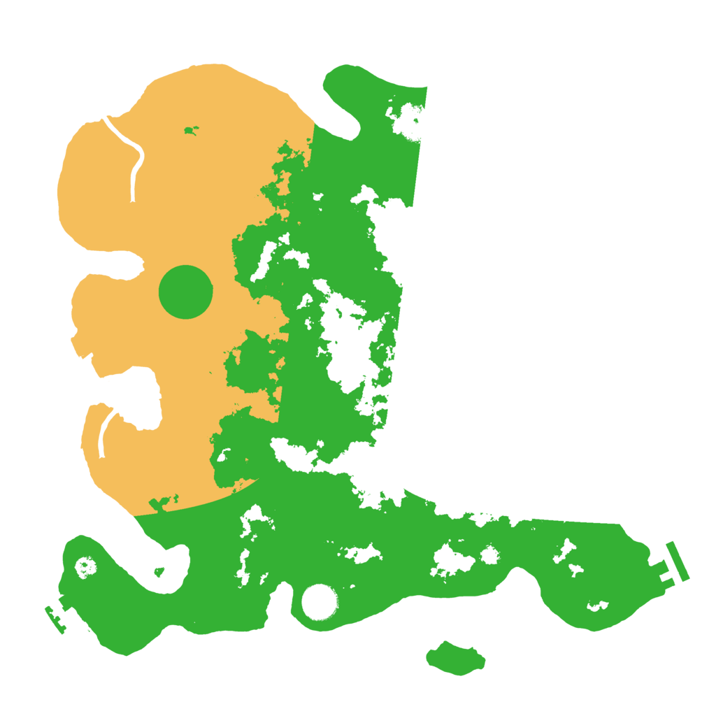 Biome Rust Map: Procedural Map, Size: 3500, Seed: 24141973