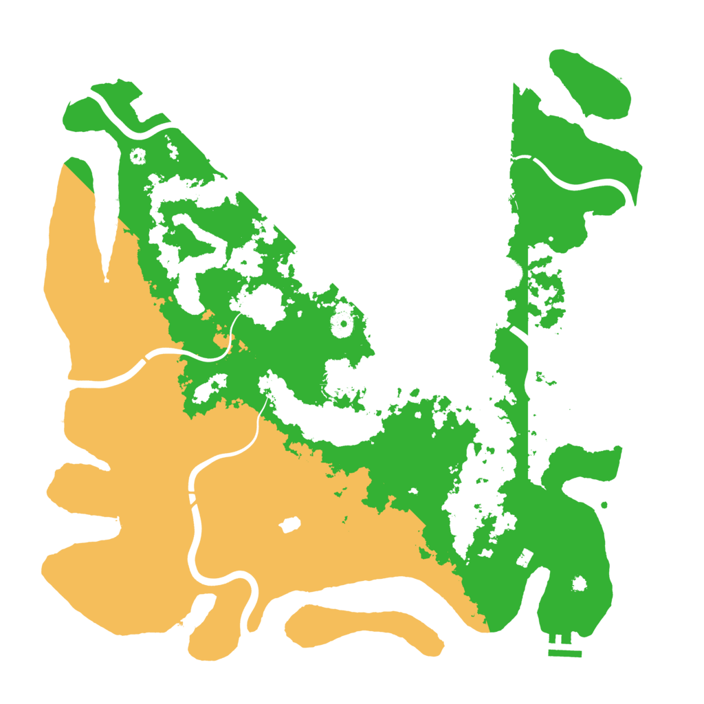 Biome Rust Map: Procedural Map, Size: 4250, Seed: 880371034