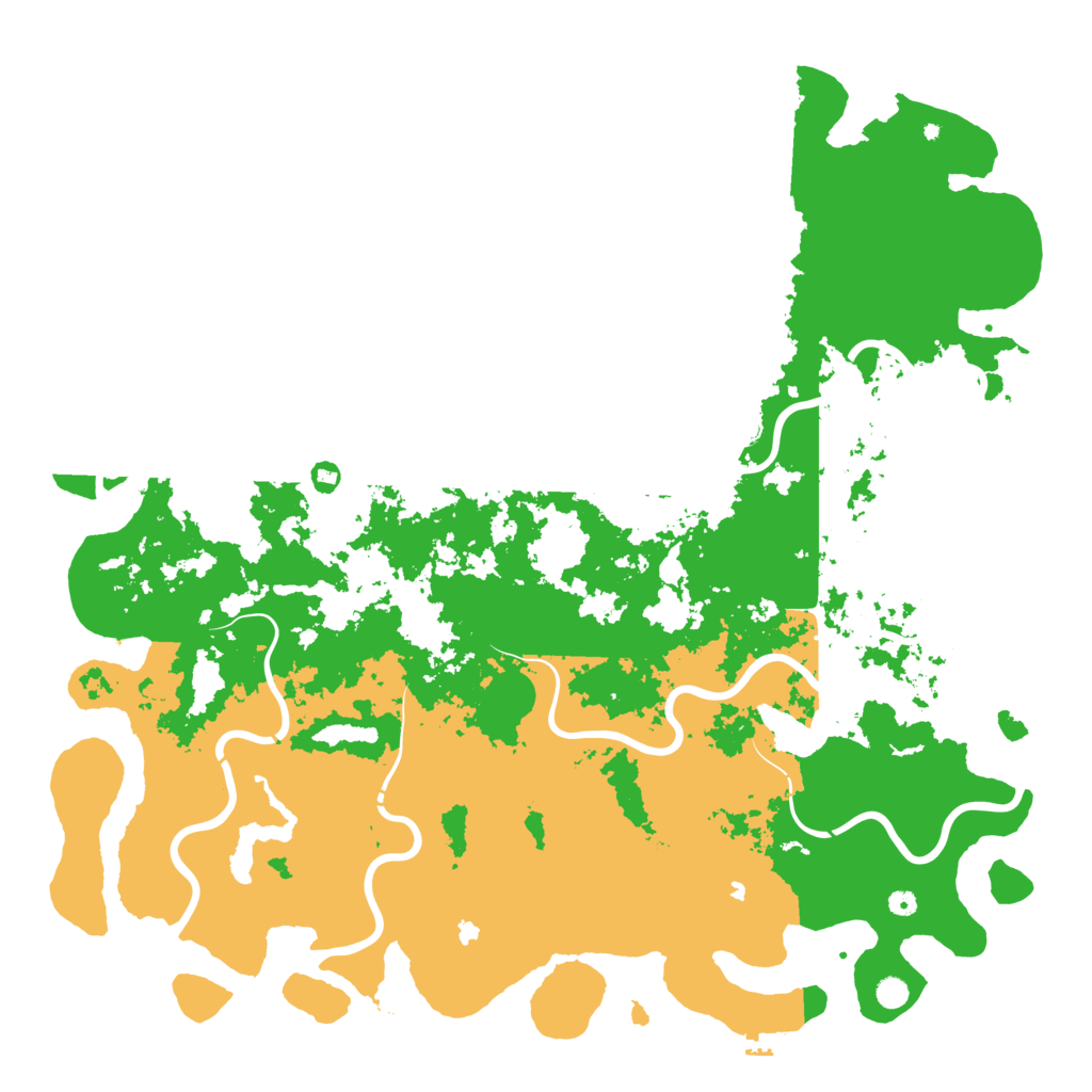 Biome Rust Map: Procedural Map, Size: 6000, Seed: 891060858