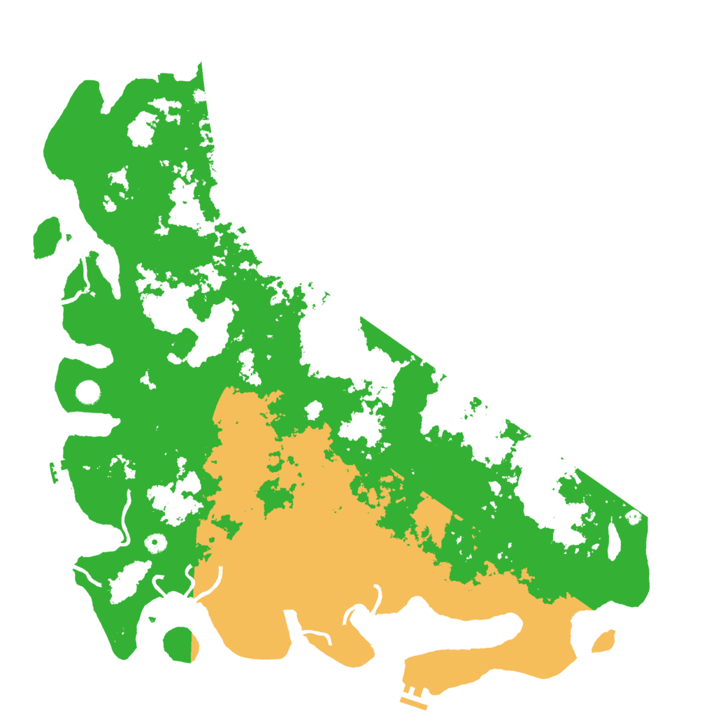 Biome Rust Map: Procedural Map, Size: 5200, Seed: 1212123121