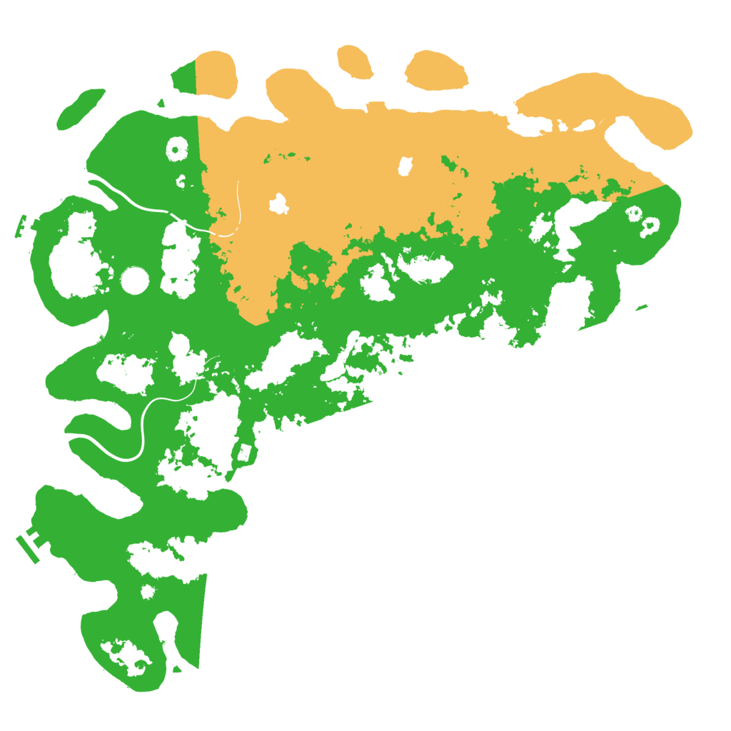 Biome Rust Map: Procedural Map, Size: 4600, Seed: 483684