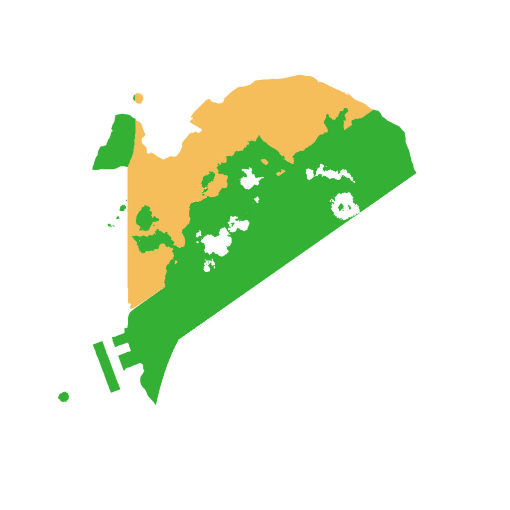 Biome Rust Map: Procedural Map, Size: 2000, Seed: 1305694519