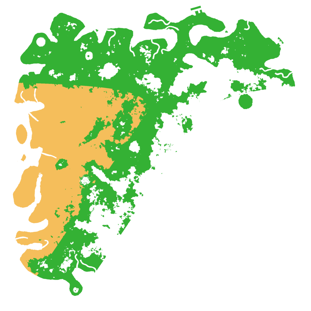 Biome Rust Map: Procedural Map, Size: 6000, Seed: 794539949