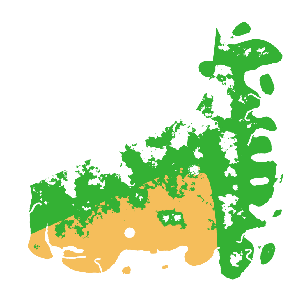 Biome Rust Map: Procedural Map, Size: 5000, Seed: 1090978717