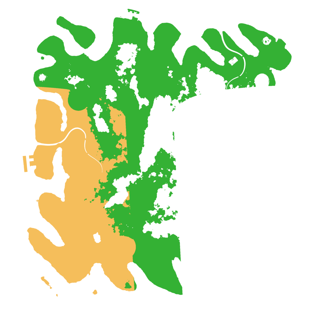Biome Rust Map: Procedural Map, Size: 4000, Seed: 456789342