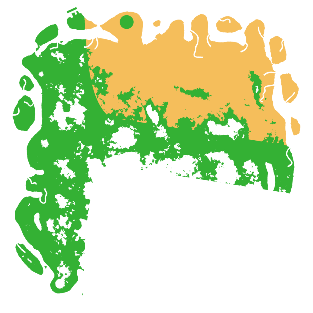 Biome Rust Map: Procedural Map, Size: 6000, Seed: 1895123218