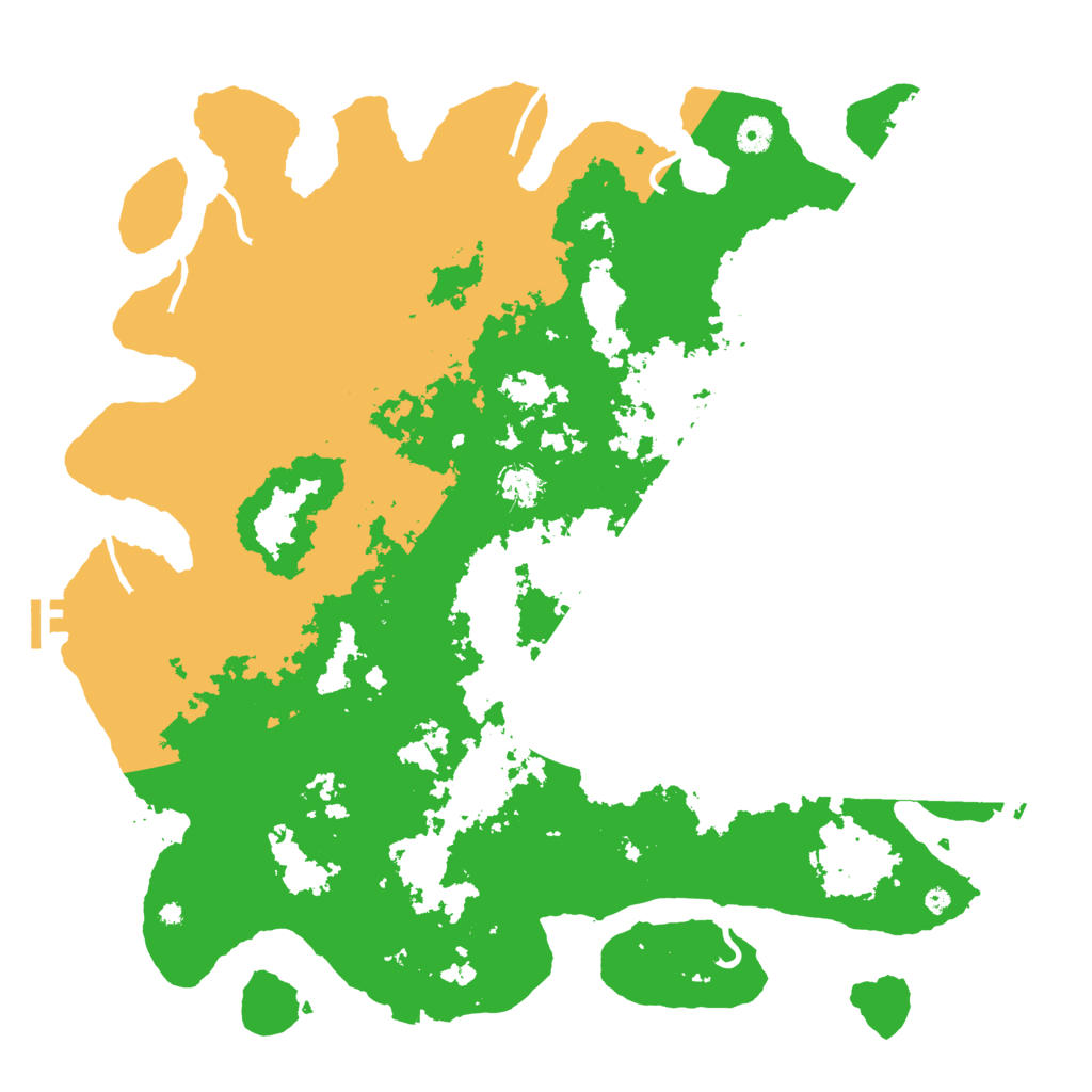 Biome Rust Map: Procedural Map, Size: 4500, Seed: 266603261