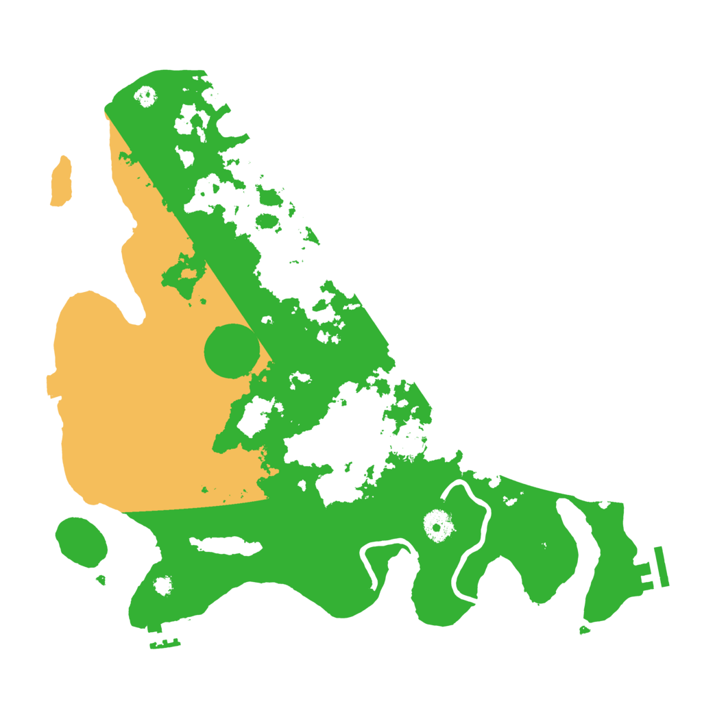 Biome Rust Map: Procedural Map, Size: 3500, Seed: 48121743