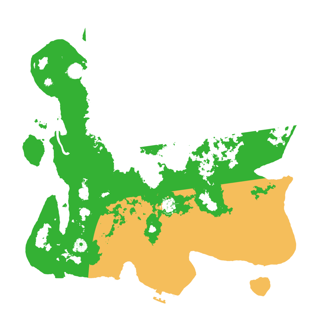 Biome Rust Map: Procedural Map, Size: 3700, Seed: 32342057