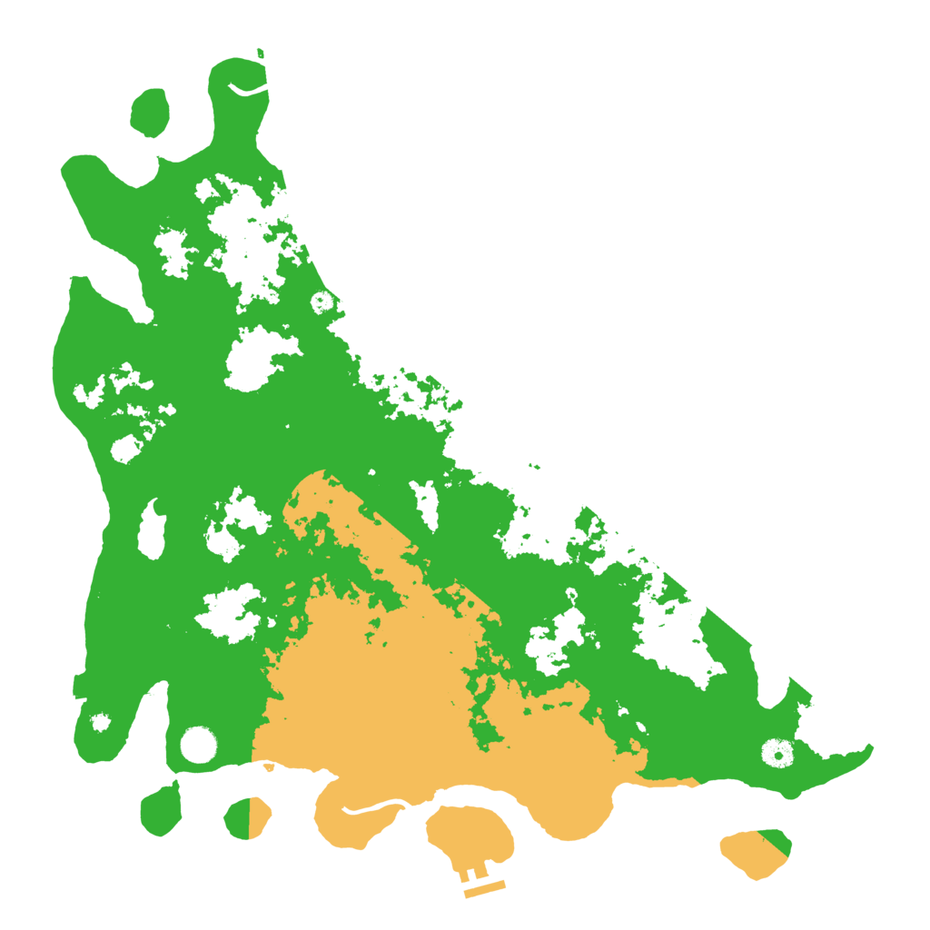Biome Rust Map: Procedural Map, Size: 4500, Seed: 3574321