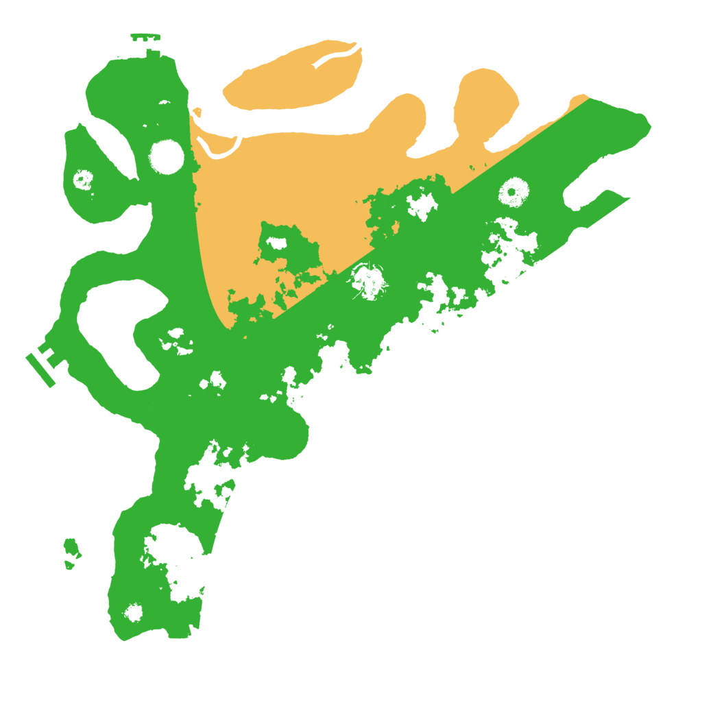 Biome Rust Map: Procedural Map, Size: 3600, Seed: 92196550