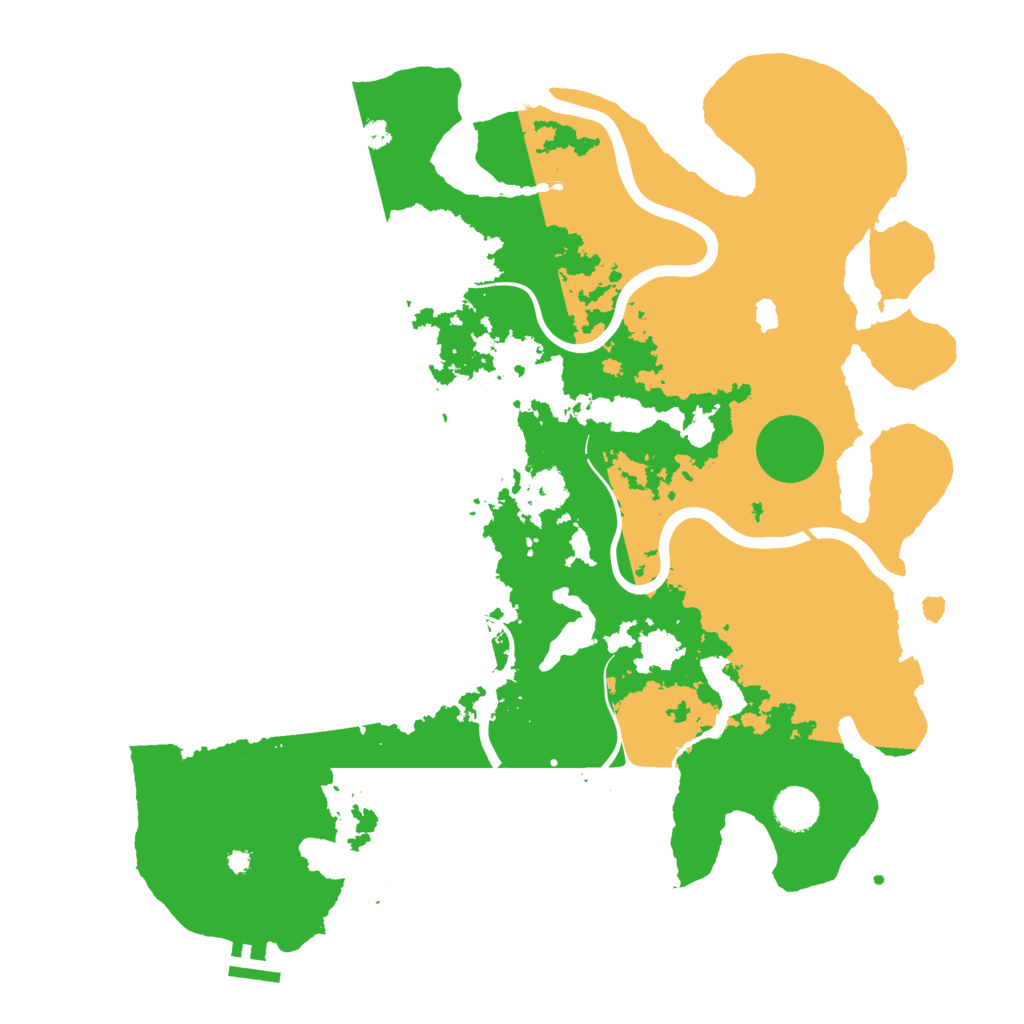 Biome Rust Map: Procedural Map, Size: 4000, Seed: 502406876