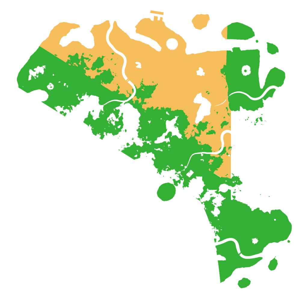 Biome Rust Map: Procedural Map, Size: 4700, Seed: 25179083