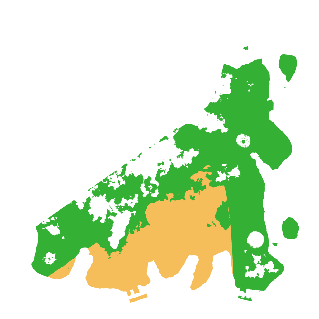 Biome Rust Map: Procedural Map, Size: 3500, Seed: 3504