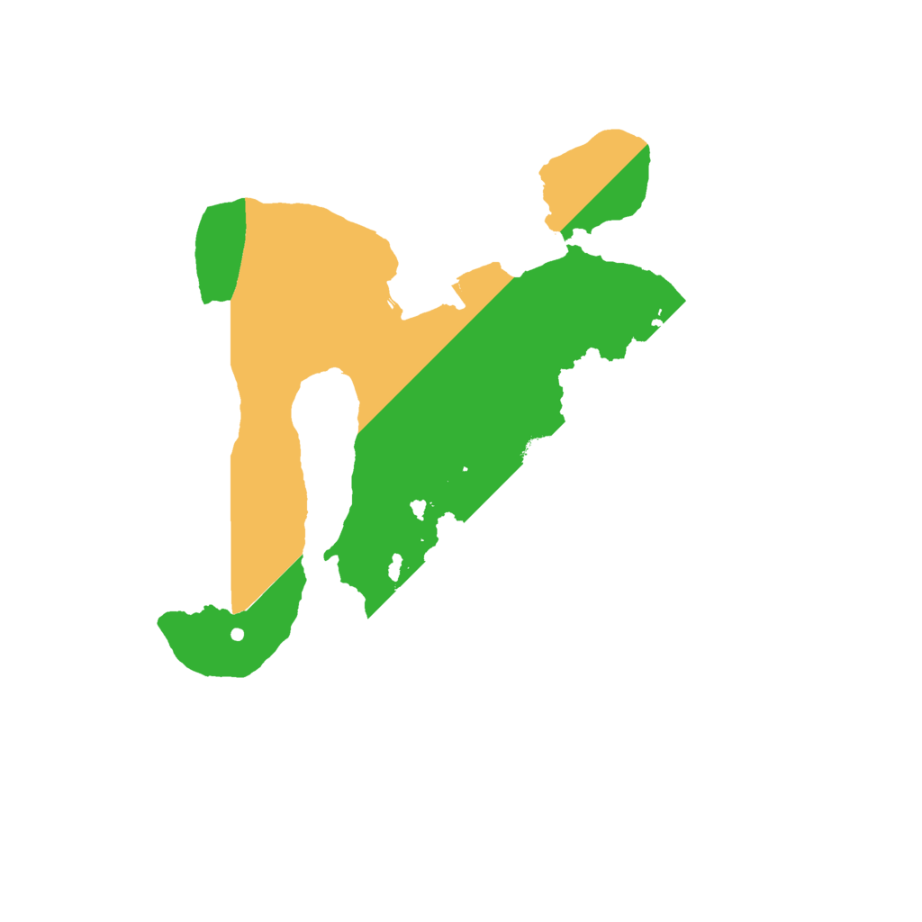 Biome Rust Map: Procedural Map, Size: 2050, Seed: 999819002