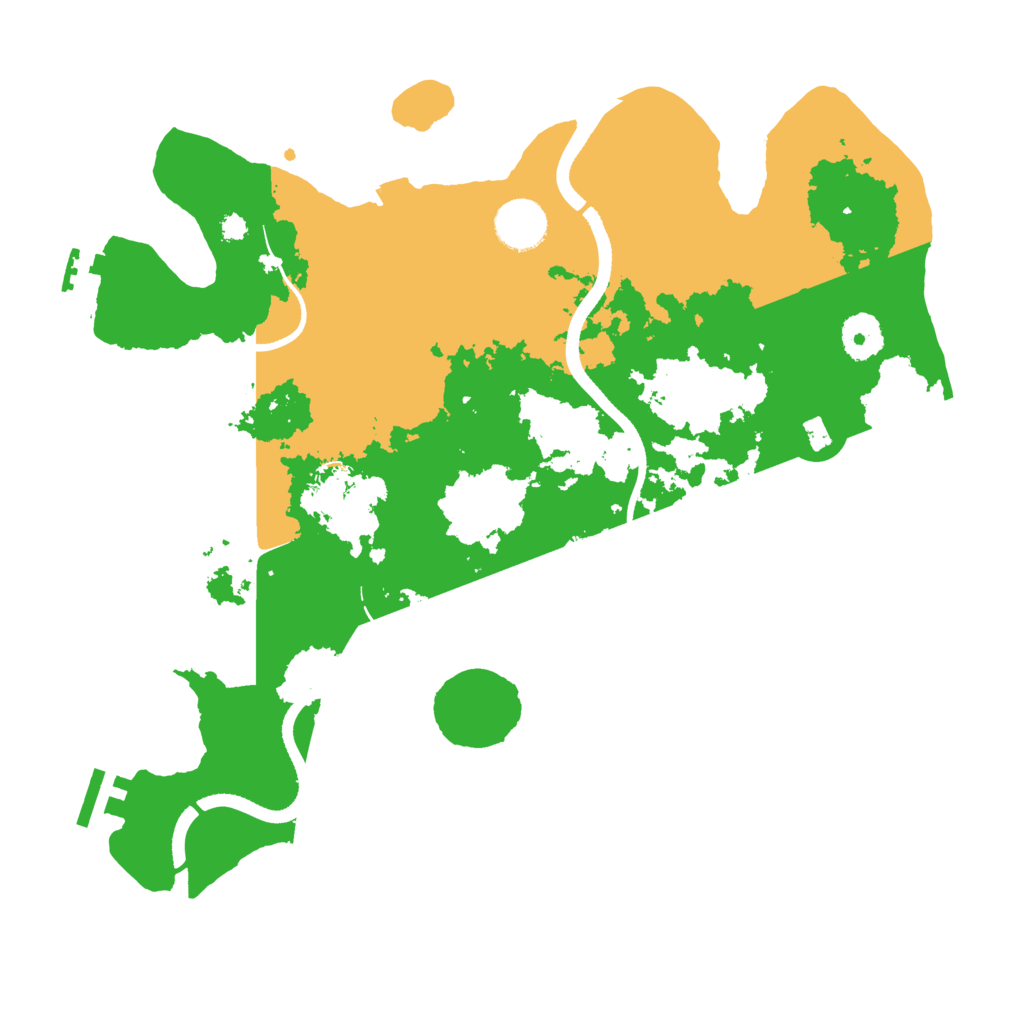 Biome Rust Map: Procedural Map, Size: 3500, Seed: 2030598834