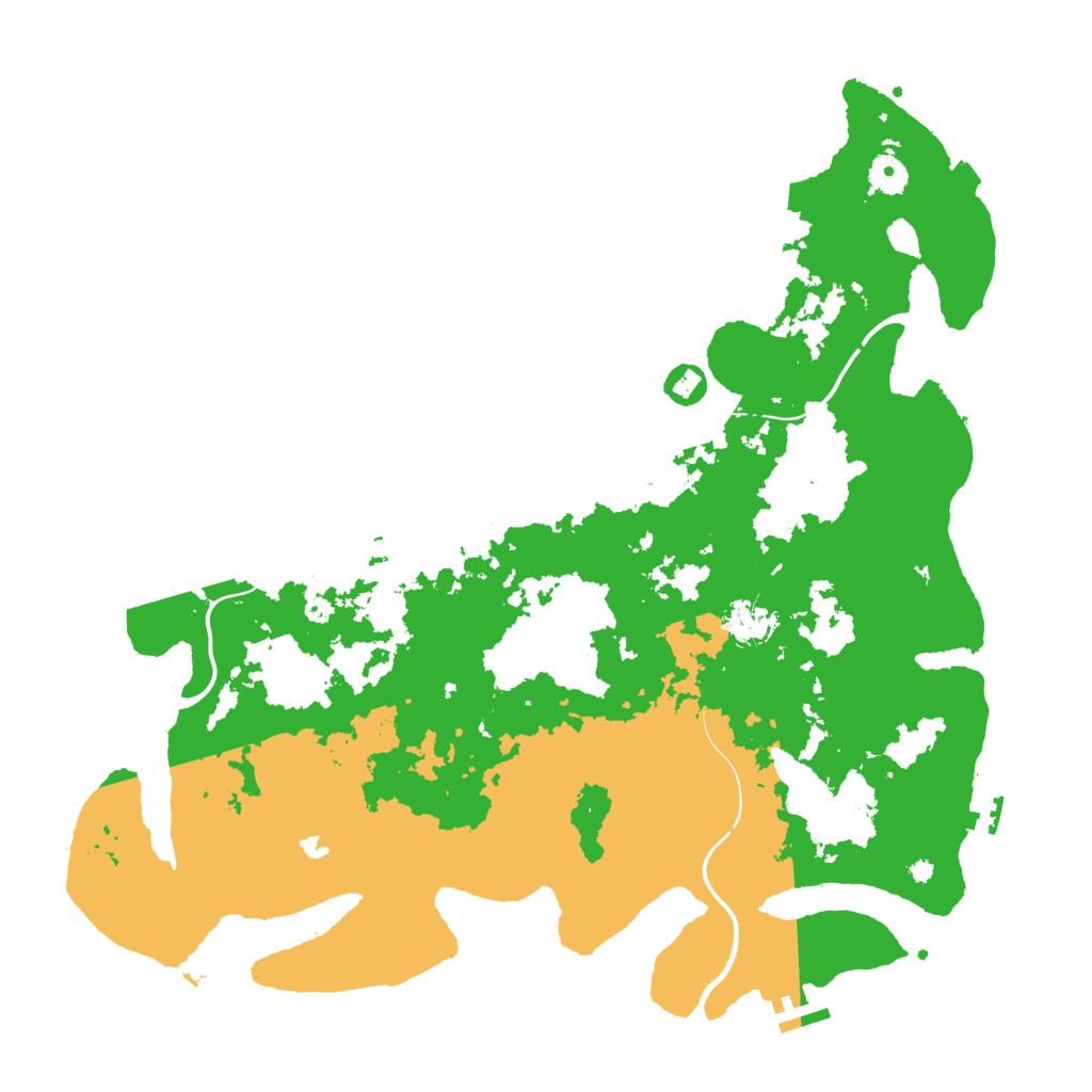 Biome Rust Map: Procedural Map, Size: 4250, Seed: 1046046430