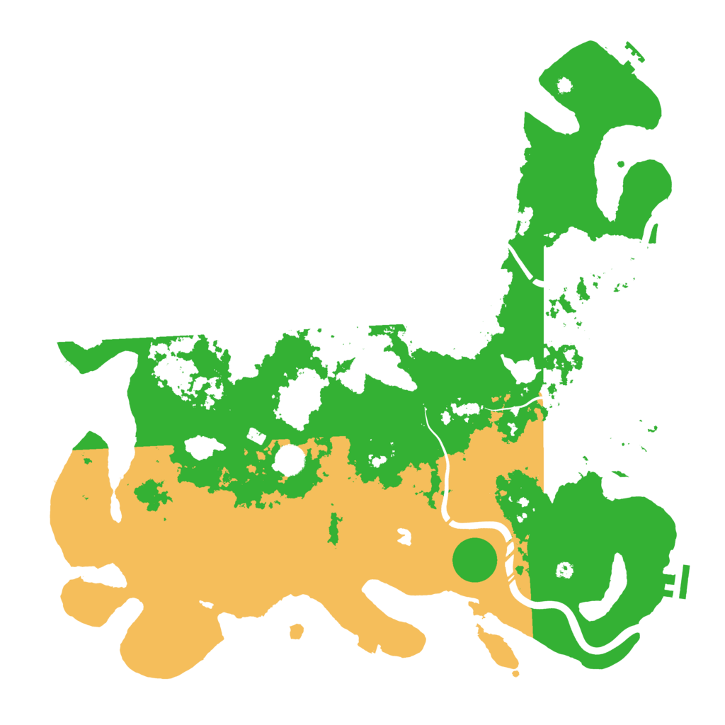 Biome Rust Map: Procedural Map, Size: 4300, Seed: 40604878