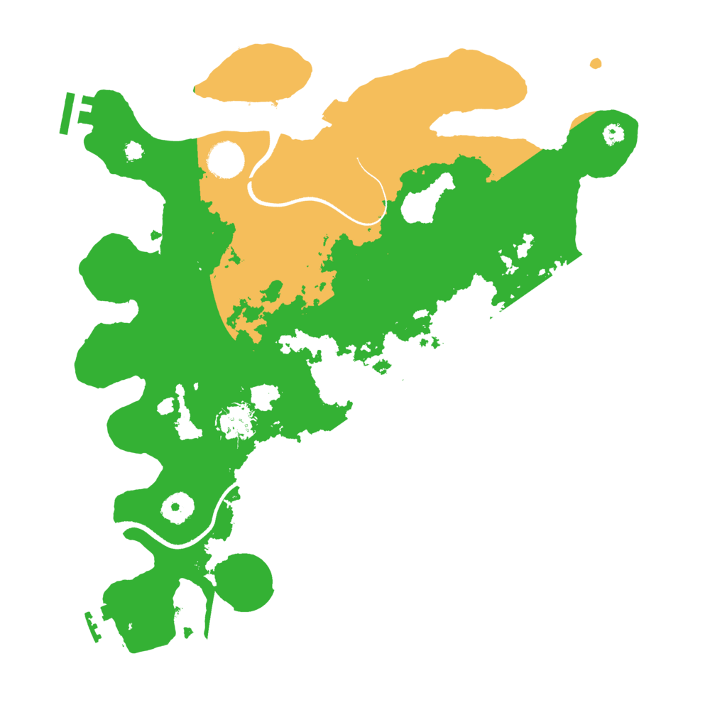 Biome Rust Map: Procedural Map, Size: 3500, Seed: 712405284